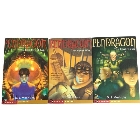 Pendragon Series By D.J. MacHale 2003 Three Book Bundle The Lost City of Faar - Picture 1 of 15